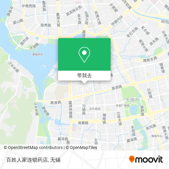 百姓人家连锁药店地图
