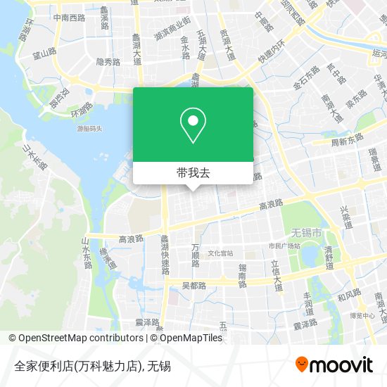 全家便利店(万科魅力店)地图