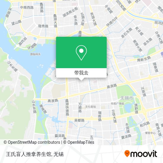 王氏盲人推拿养生馆地图