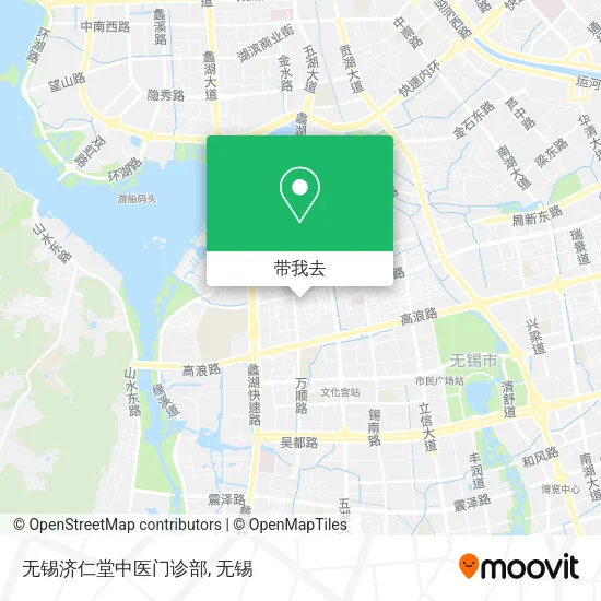 无锡济仁堂中医门诊部地图