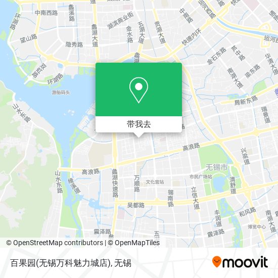 百果园(无锡万科魅力城店)地图