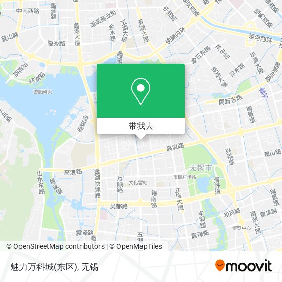 魅力万科城(东区)地图