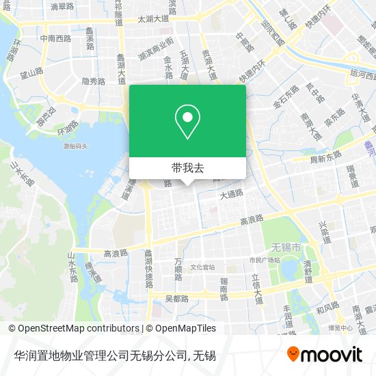 华润置地物业管理公司无锡分公司地图