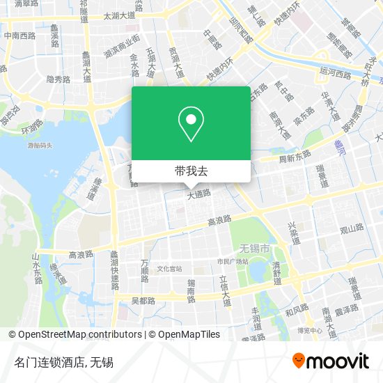 名门连锁酒店地图