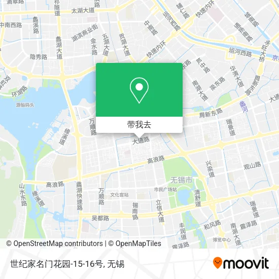 世纪家名门花园-15-16号地图