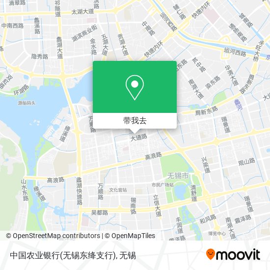 中国农业银行(无锡东绛支行)地图
