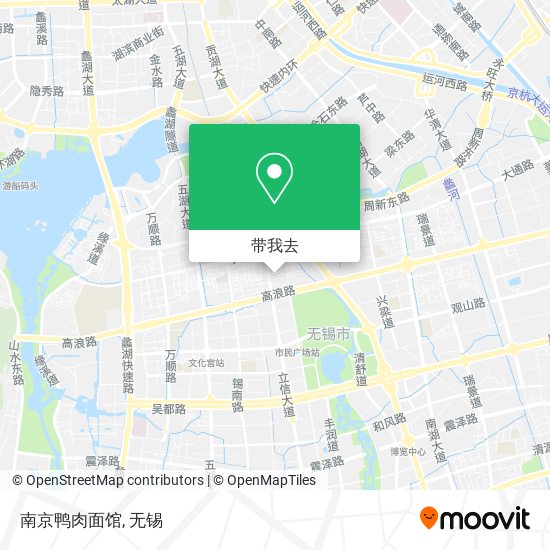 南京鸭肉面馆地图