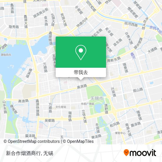 新合作烟酒商行地图