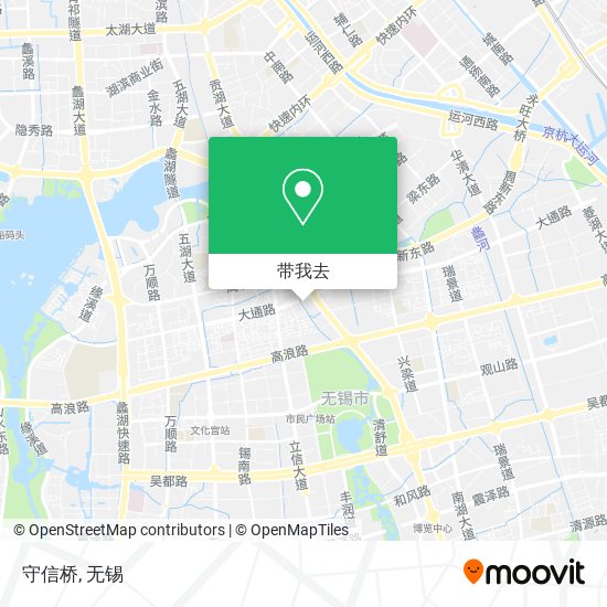 守信桥地图