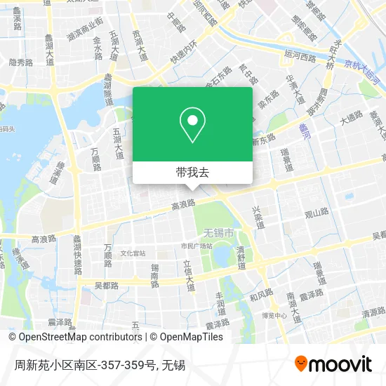 周新苑小区南区-357-359号地图
