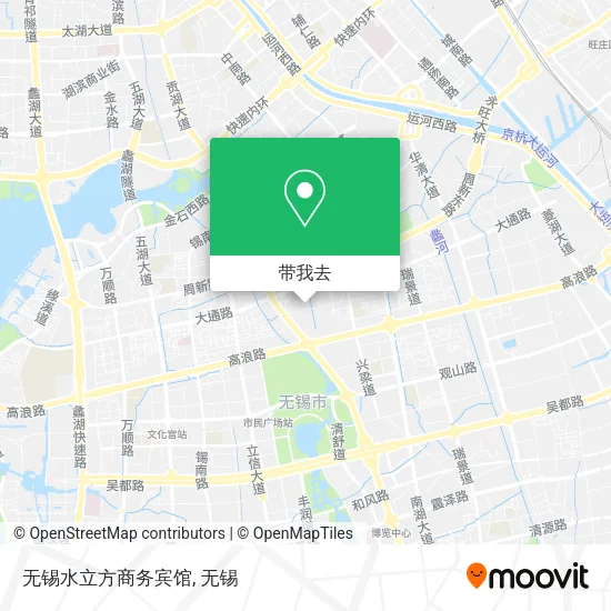 无锡水立方商务宾馆地图