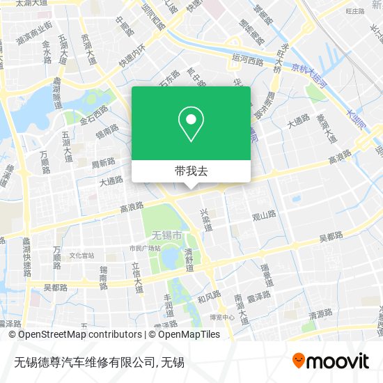 无锡德尊汽车维修有限公司地图