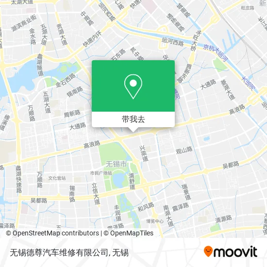 无锡德尊汽车维修有限公司地图