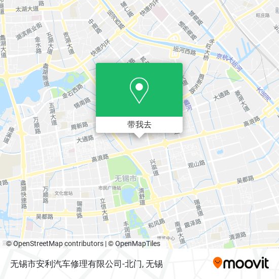 无锡市安利汽车修理有限公司-北门地图