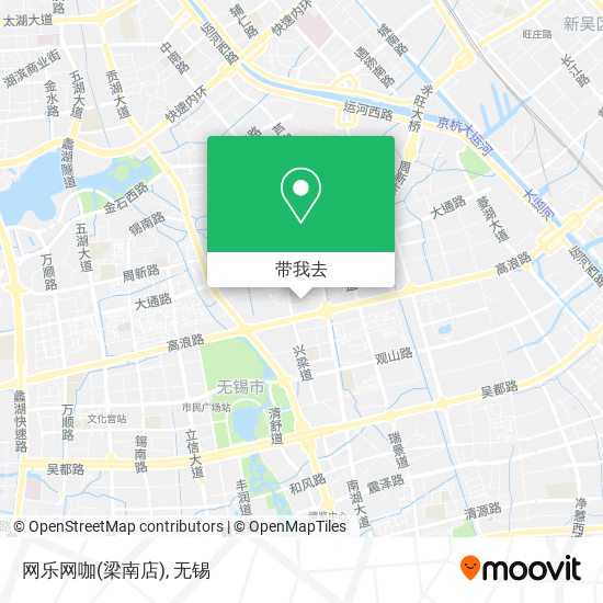 网乐网咖(梁南店)地图