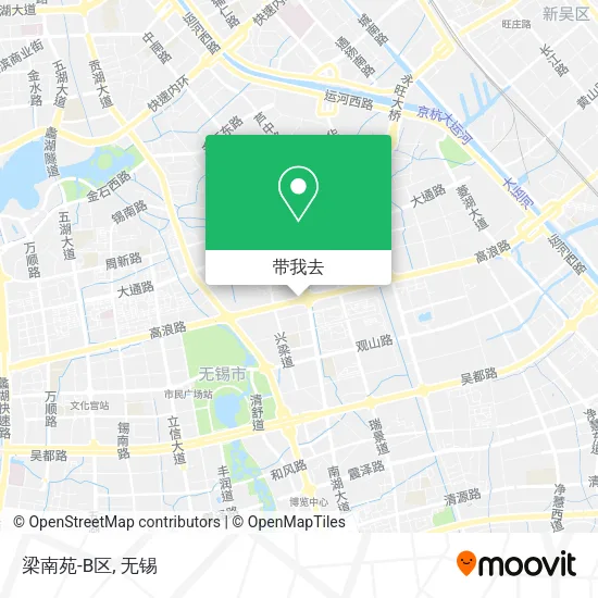 梁南苑-B区地图