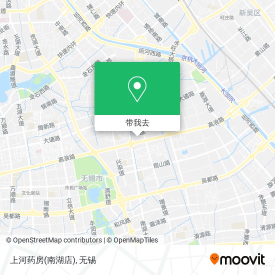 上河药房(南湖店)地图