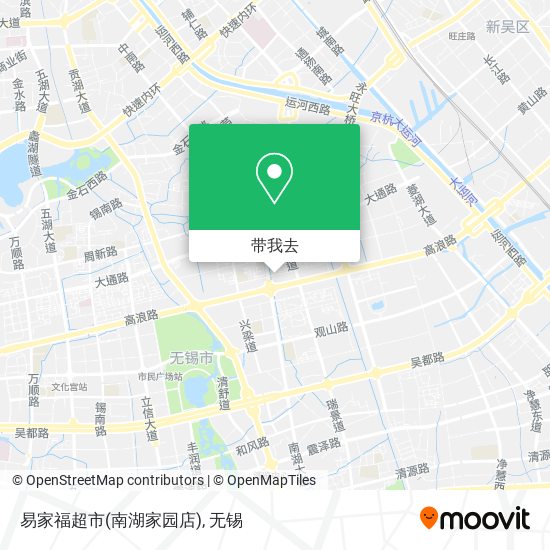 易家福超市(南湖家园店)地图