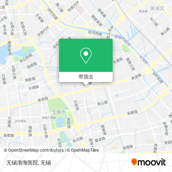 无锡渤海医院地图