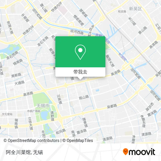 阿全川菜馆地图