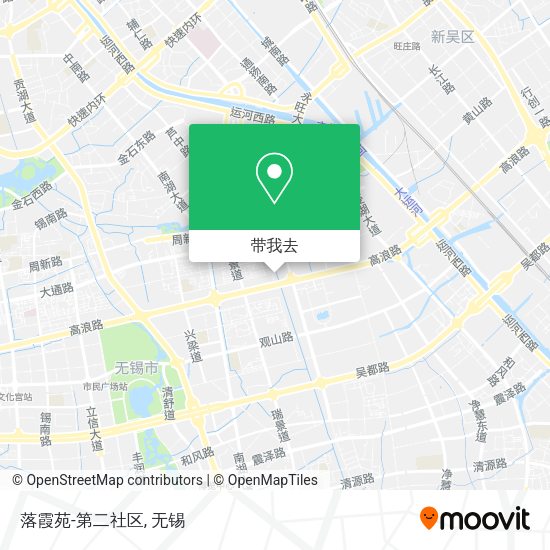落霞苑-第二社区地图