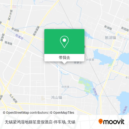 无锡梁鸿湿地丽笙度假酒店-停车场地图