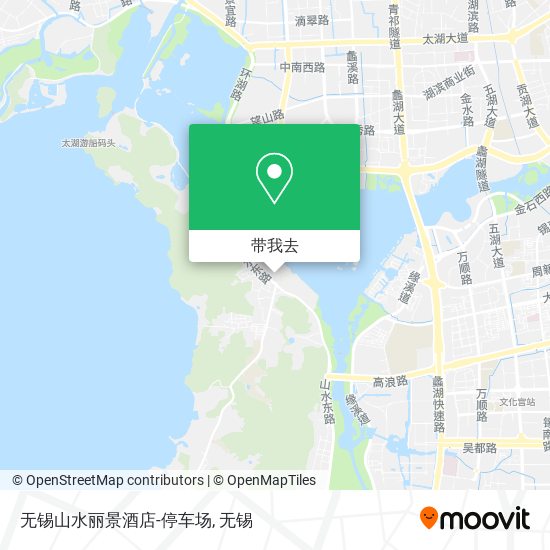 无锡山水丽景酒店-停车场地图