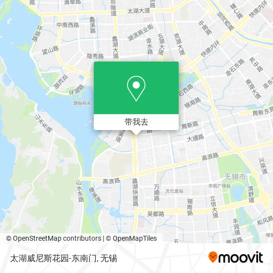 太湖威尼斯花园-东南门地图