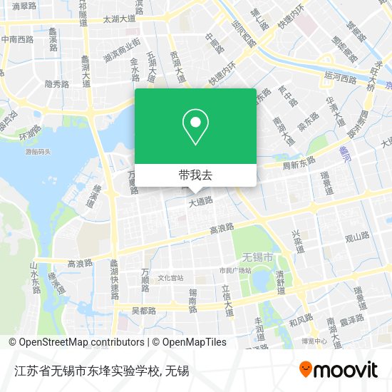 江苏省无锡市东埄实验学校地图