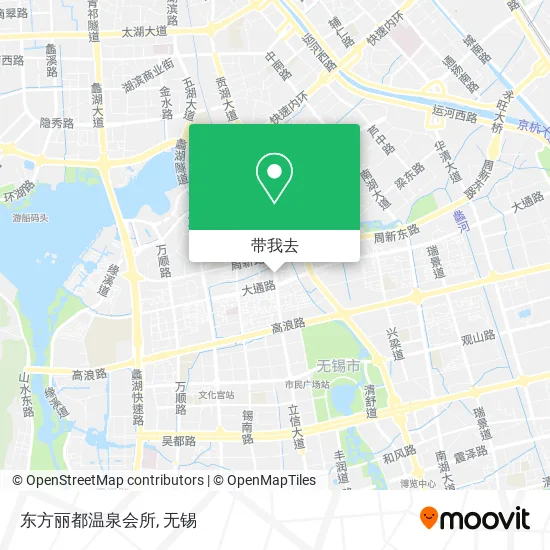 东方丽都温泉会所地图