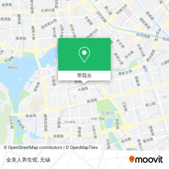 金美人养生馆地图