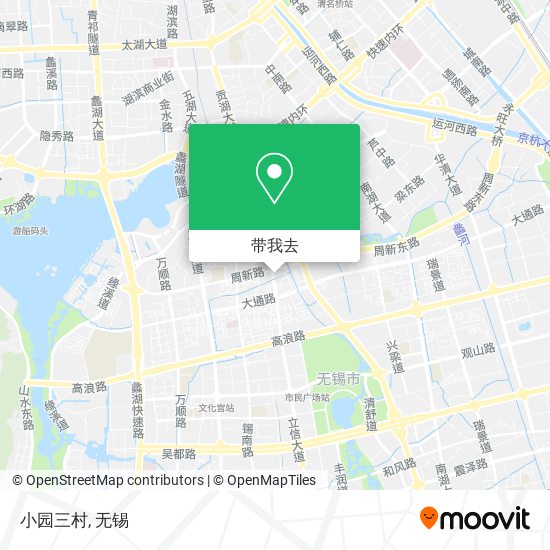 小园三村地图