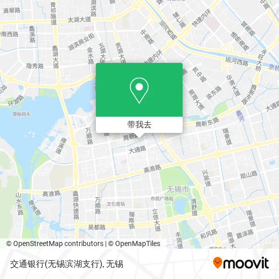 交通银行(无锡滨湖支行)地图