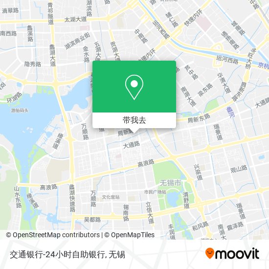 交通银行-24小时自助银行地图