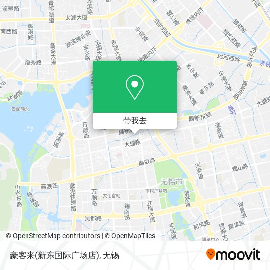 豪客来(新东国际广场店)地图
