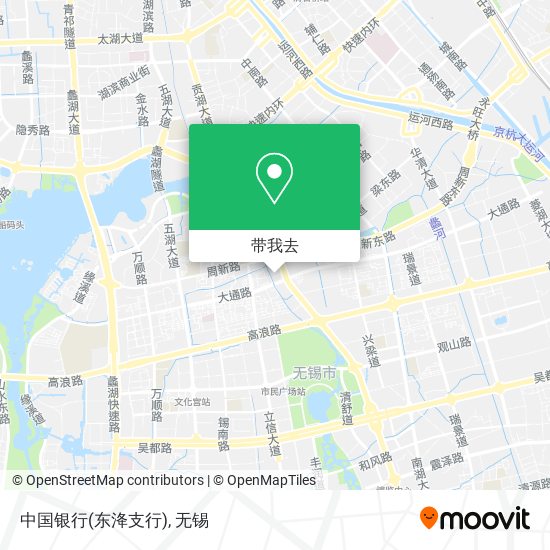 中国银行(东洚支行)地图
