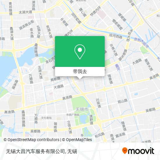 无锡大昌汽车服务有限公司地图