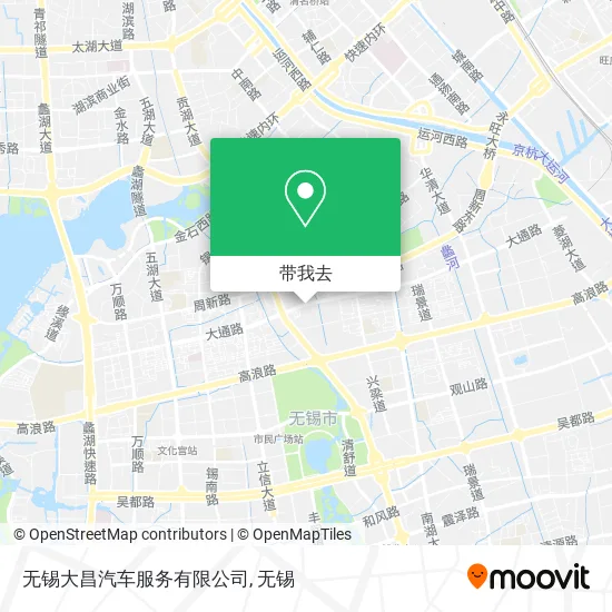 无锡大昌汽车服务有限公司地图