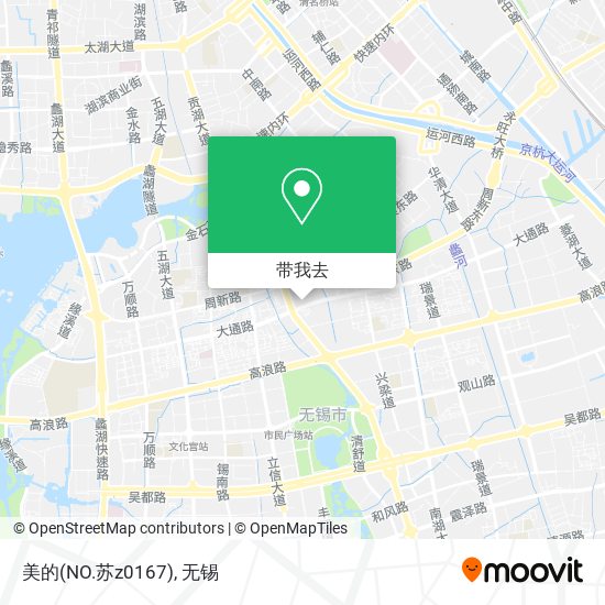 美的(NO.苏z0167)地图