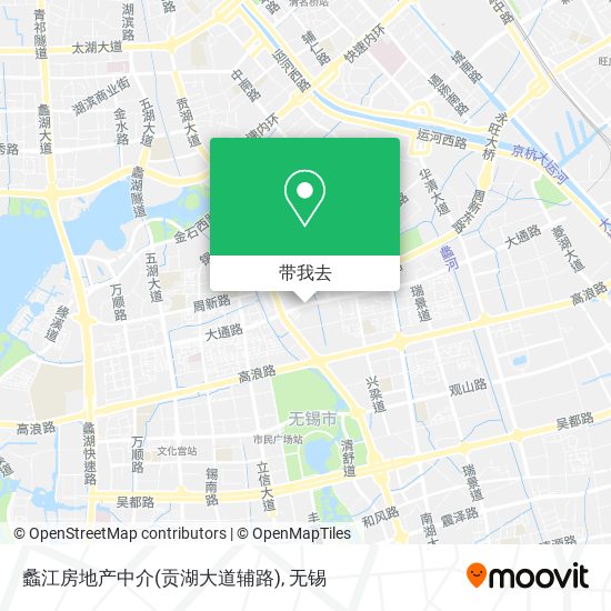 蠡江房地产中介(贡湖大道辅路)地图