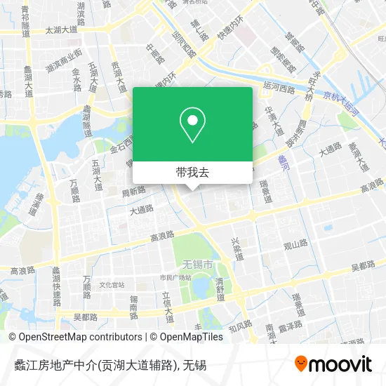 蠡江房地产中介(贡湖大道辅路)地图
