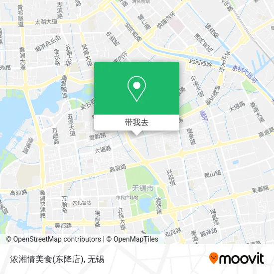 浓湘情美食(东降店)地图