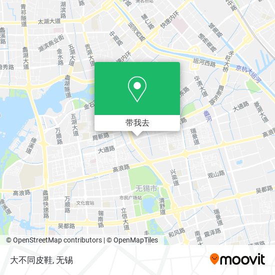 大不同皮鞋地图