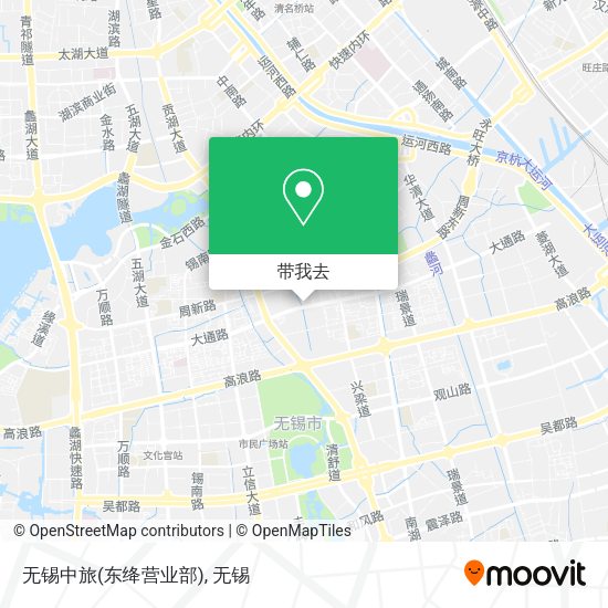 无锡中旅(东绛营业部)地图