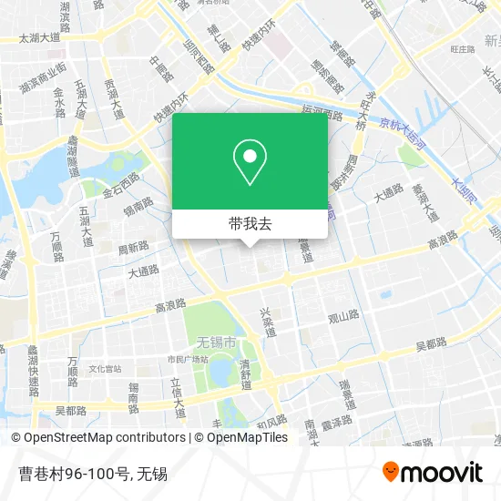 曹巷村96-100号地图