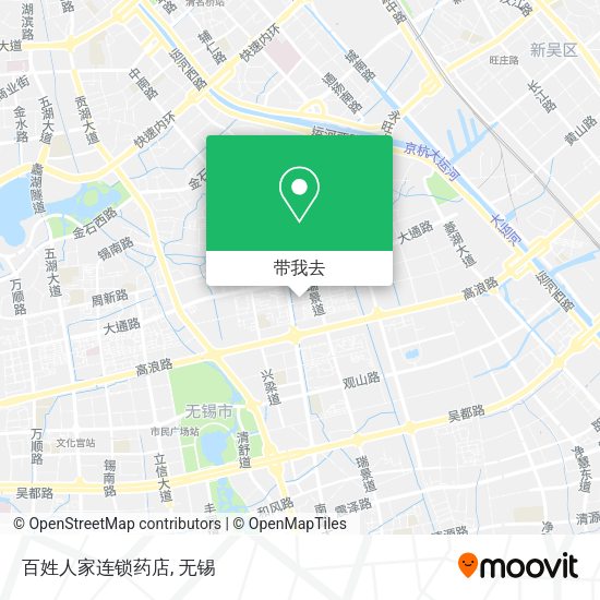 百姓人家连锁药店地图