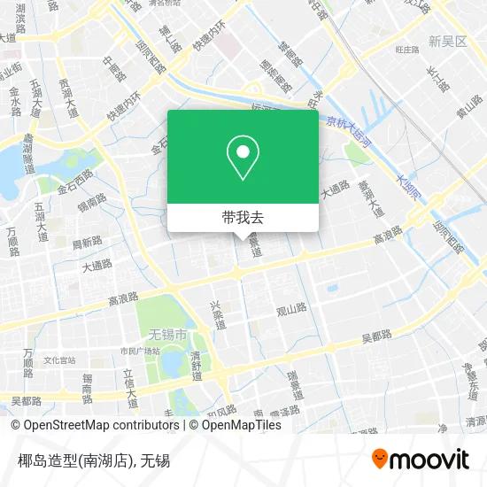 椰岛造型(南湖店)地图