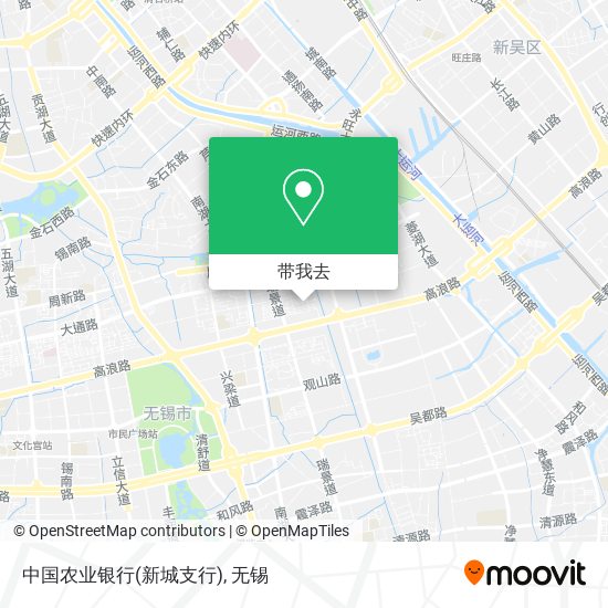 中国农业银行(新城支行)地图