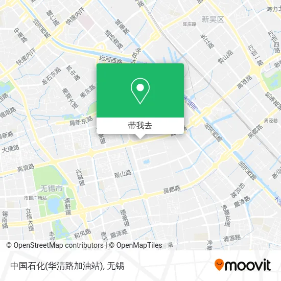 中国石化(华清路加油站)地图