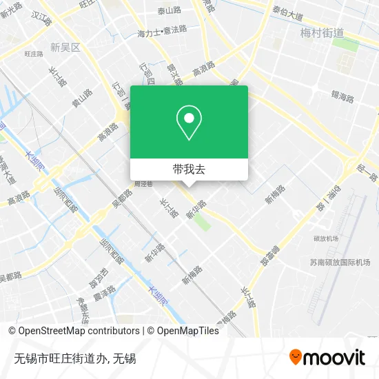 无锡市旺庄街道办地图